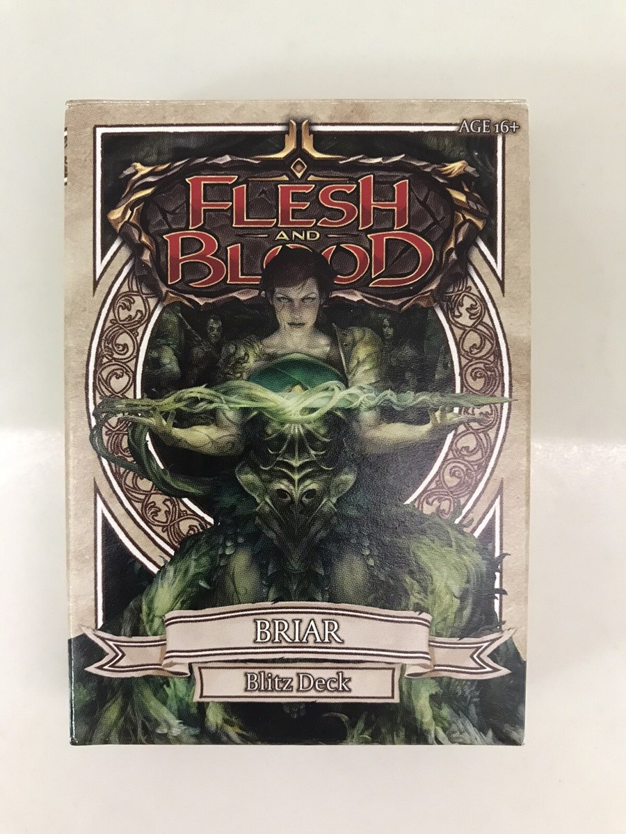Briar Blitz Deck Flesh And Blood Tales Aria TCG Card Game 40 Cards Legend  Story | eBay