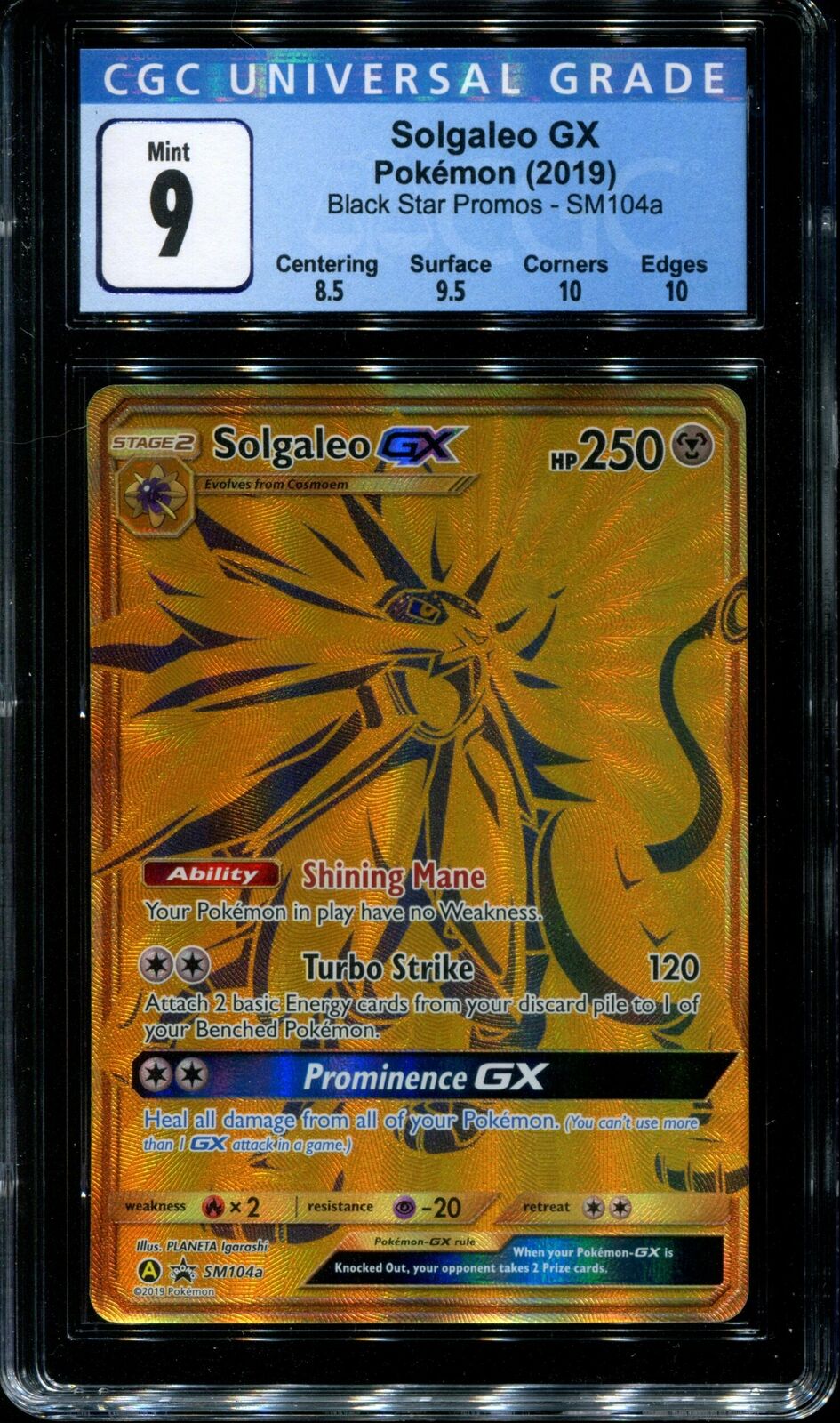 PSA 10 GOLD Solgaleo GX + Lunala GX Hidden Fates Promo SM103a SM104a $90.00  - PicClick