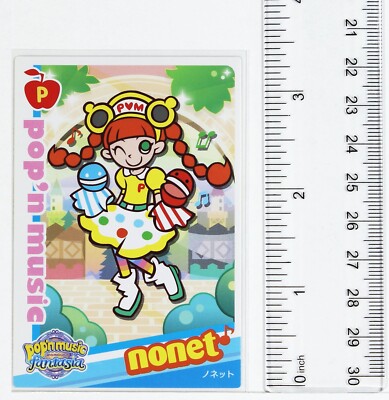 Pop'n Music Card PH21N033 Nonet KONAMI Japan Game Character | eBay