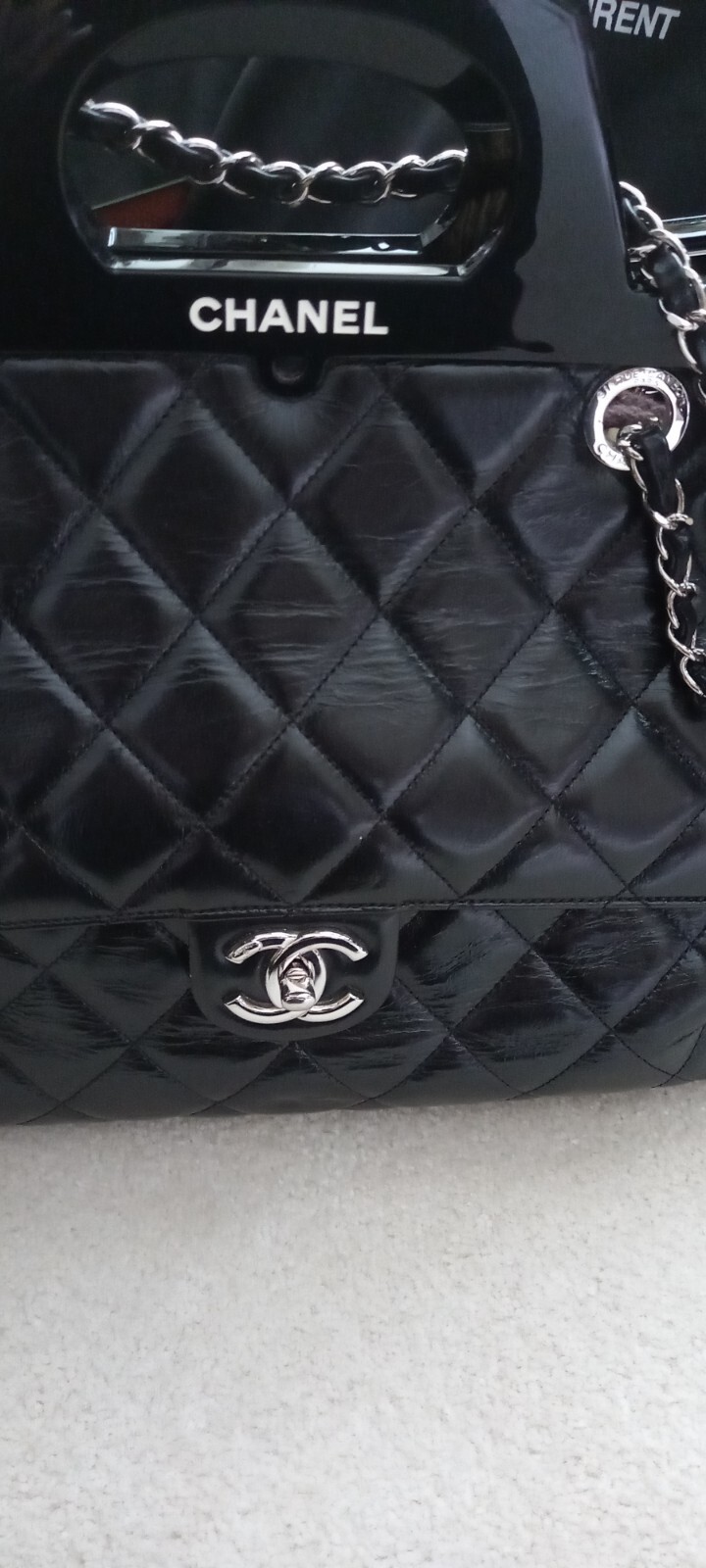 Chanel Bag Authentic. Very Rare. Authenticity Cards. Bought 15yrs Ago. No Box image 9