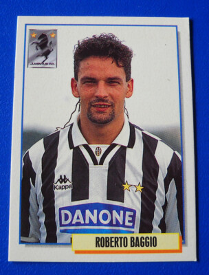 Carte Roberto Baggio – Juventus – Topps Merlin 1994-95 N°154 – état Impeccable
