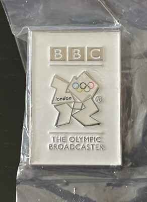 LONDON 2012; MEDIA PIN, BBC; British TV! Dated!