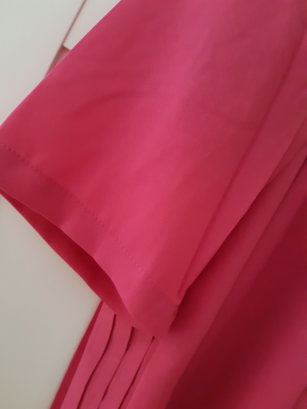 Freemans Ladies Hot Pink Cerise Plus Size Blouse Shirt Top Size 18