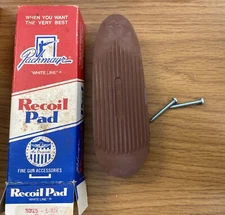 Pachmayr S325 L-BN Deluxe Field Recoil Pad White Brown