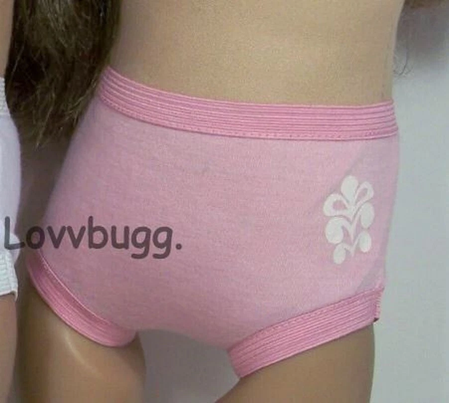 Pink Flower Panties Underwear for 18 American Girl Doll Clothes +