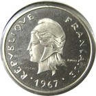elf New Hebrides French and British 20 Francs 1967  Essai only 1,700 minted — photo 1
