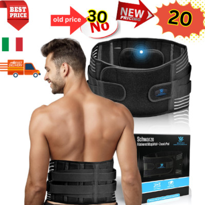 Rückenstützgürtel, medizinisch-orthopädisch, Rücken, mit 2 Cus