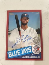 Lourdes Gurriel Jr 2020 Topps 1985 85 Red Auto  85A-LG #d /25 Diamondbacks SSP