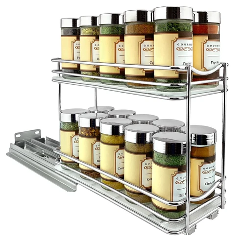 Lynk Professional Pull Out Spice Rack Organizer