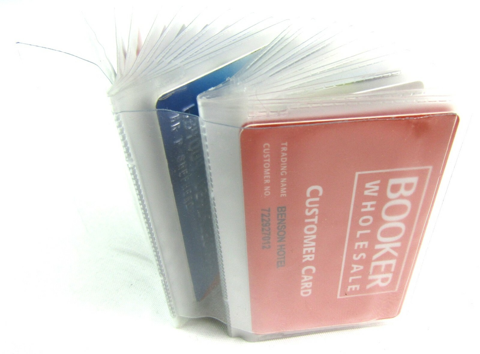 Replacement Credit Card Holder Plastic Sleeves Inserts Portrait style