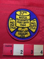 Vtg 1968 1st Maryland Calvary Civil War Skirmish Reenactment Patch 77V3
