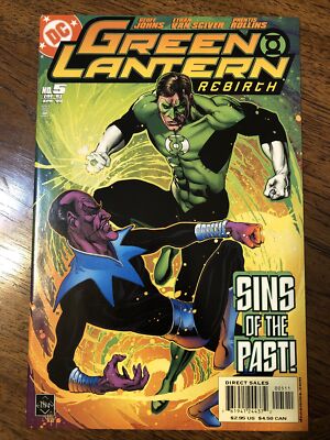 Green Lantern Rebirth #5 April 2005 DC Comics Comic Book Hal Jordan Sinestro 