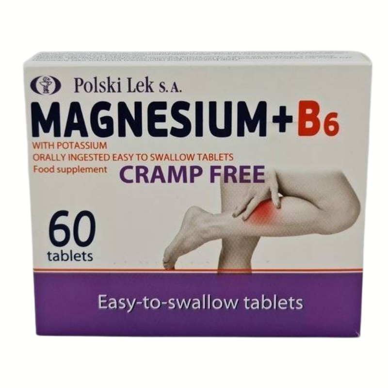 Magnesium + B6 with Potassium Cramp Free Foot Supplement Easy to Swallow60 tabl. eBay