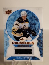 2023-24 Upper Deck Ice Premieres Rookie Jerseys Joona Koppanen Bruins RC