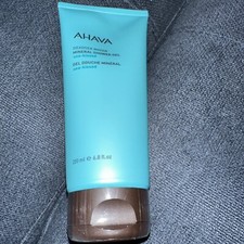 NEW AHAVA Deadsea Water Mineral Shower Gel Full Size 6.8 oz Sealed Sea Kissed