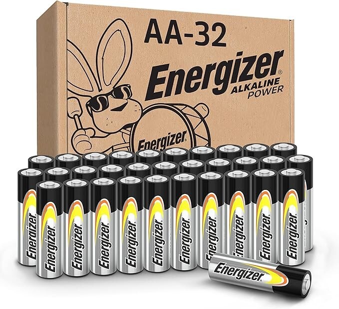 Energizer AA Batteries, Alkaline Power Double A Battery Alkaline, 32 Count-image