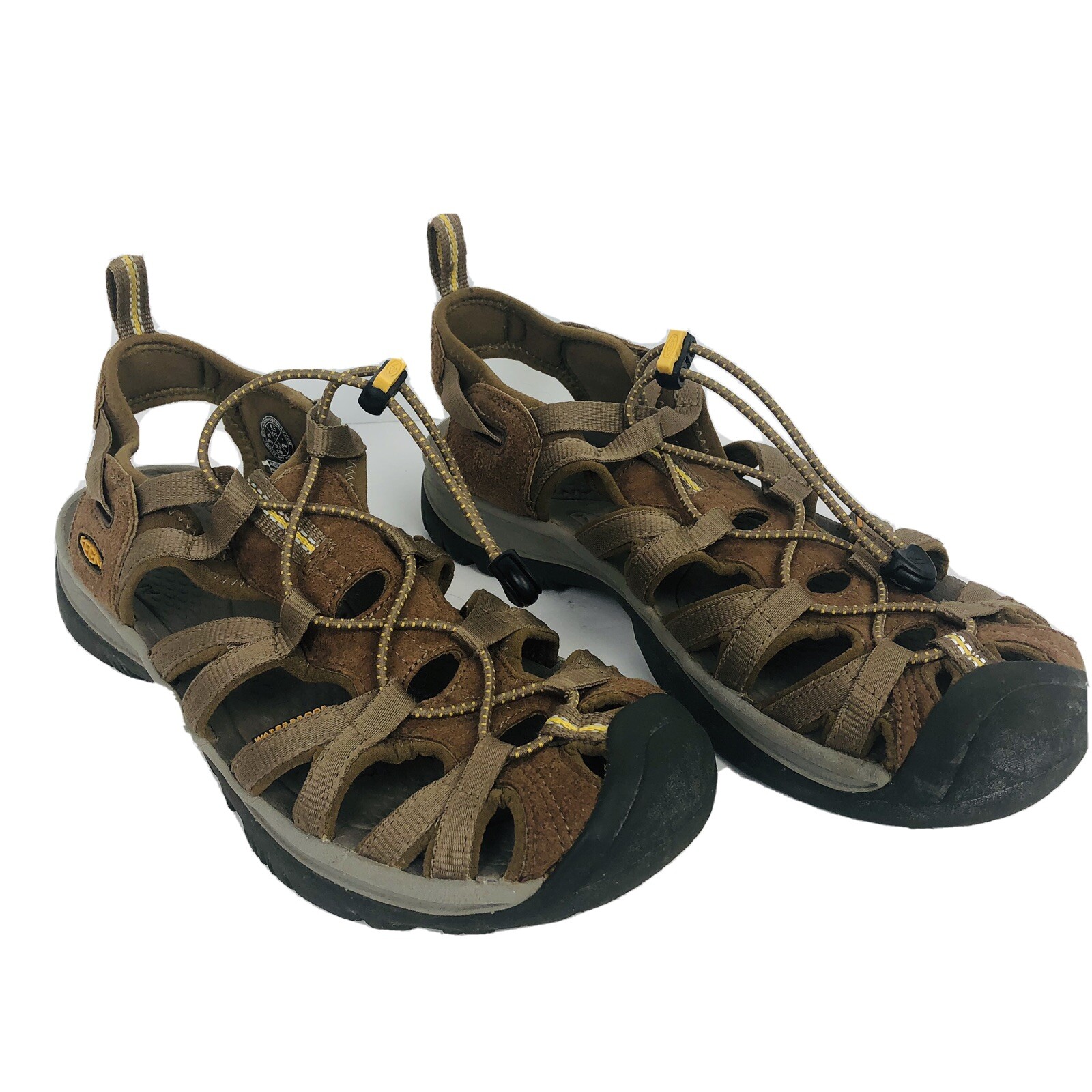 Sandali sportivi da donna marroni KEEN impermeabili scarpe da trekking fluviale taglia 9 5