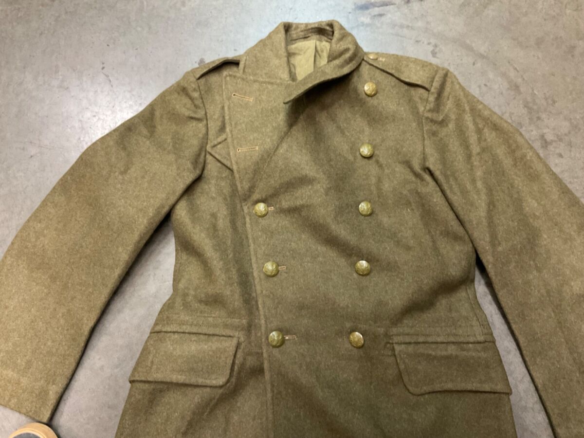 Vtg British Army Officers Battle Dress Wool Greatcoat Vtg British Army Officers Battle Dress Wool Greatcoat