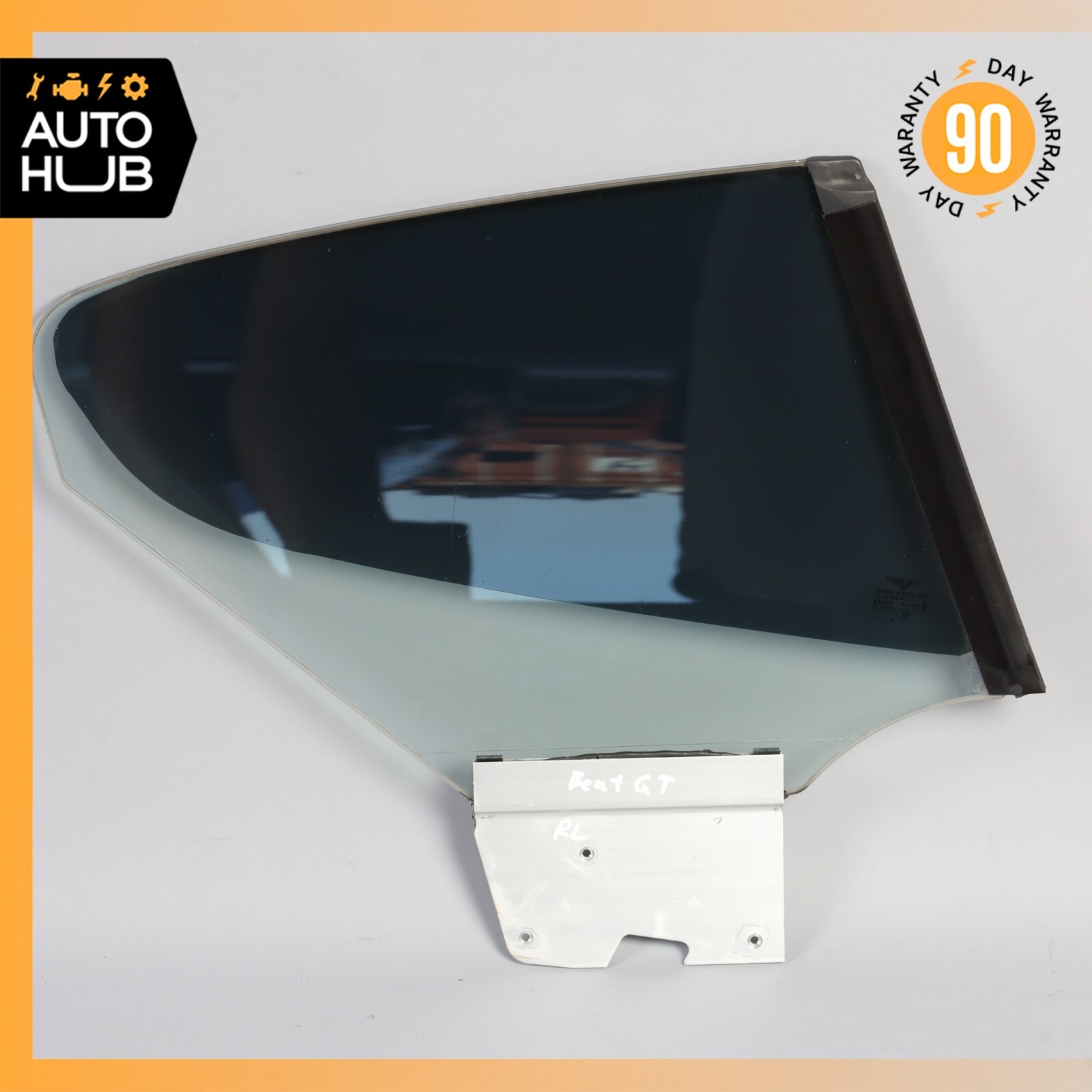 03-10 Bentley Continental GT Coupe Rear Left Side Quarter Window Glass OEM 92k