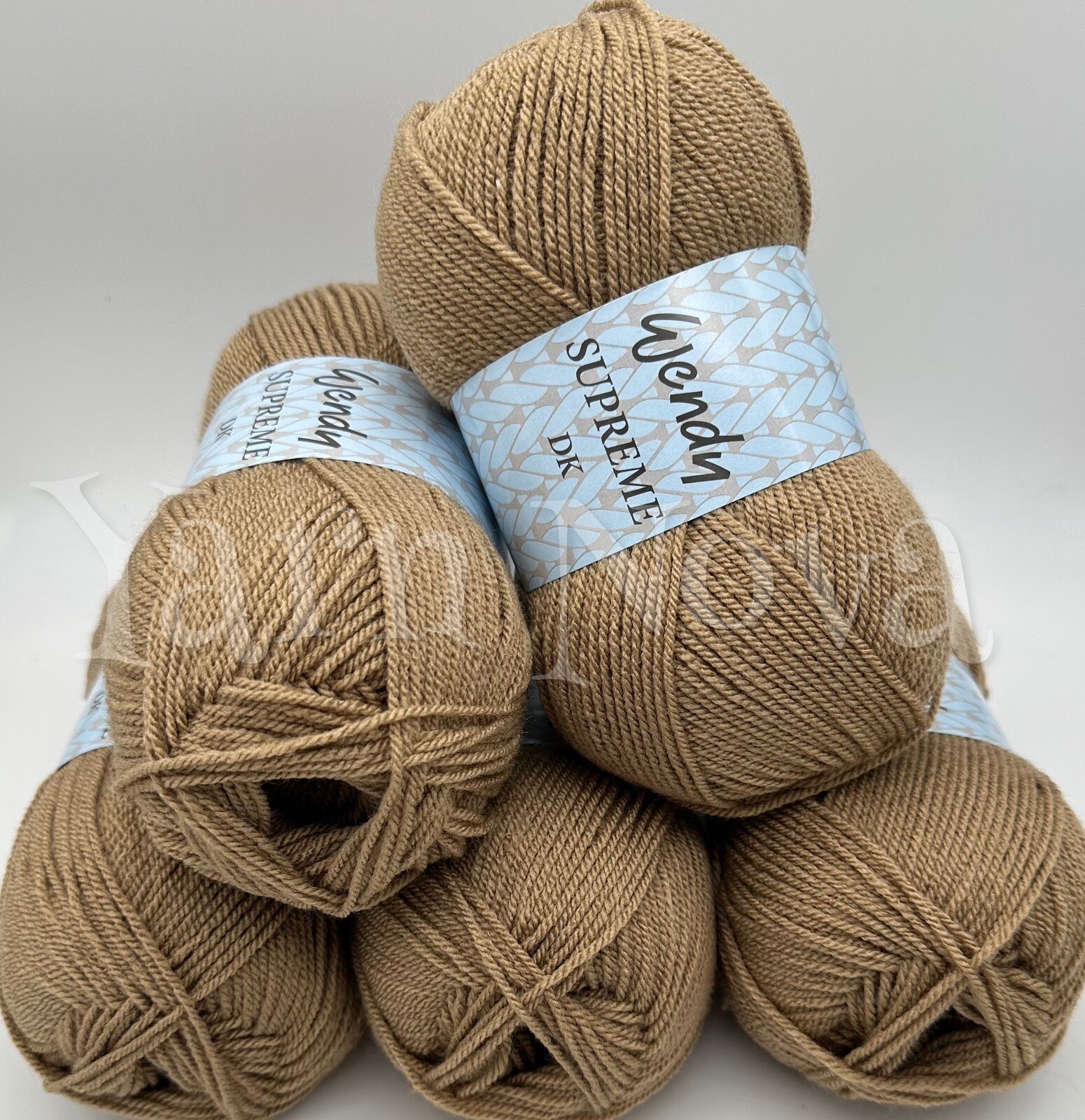 Wendy Supreme 100% Acrylic Double Knitting 100g Balls (WD18 Koala) - Image 3