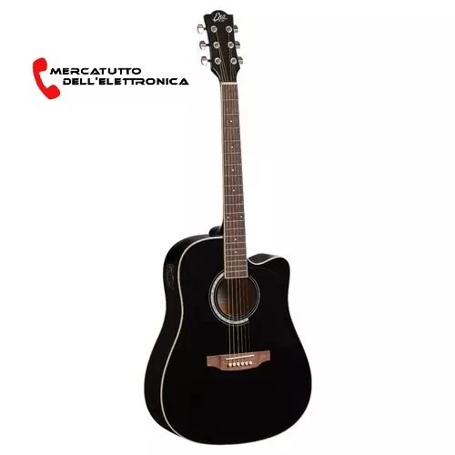 Chitarra Acustica Eko Ranger Black con Equalizzatore Amplificata 06216610 - Picture 1 of 3