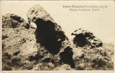 CPA AK Puerto Deseado, Rocas Canadon Rural MEXICO (1058280)