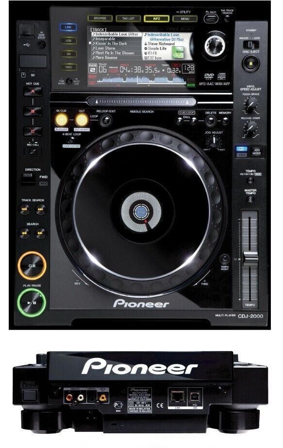 Pioneer CDJ-2000 2台 Pioneer DJ CDJ-2000 - The Design Oasis