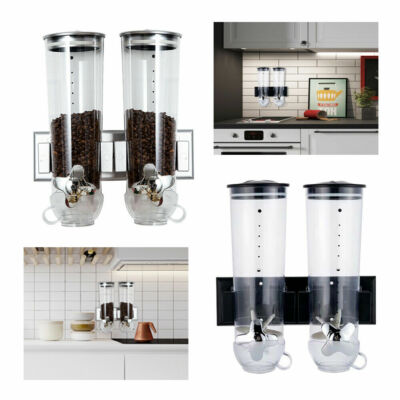 Doppelt Wand Getreidespender Wandmontage Cornflakes Kornflakes Süßigkeiten 3L