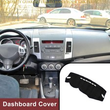 Dashboard Dash Cover Mat For Mitsubishi-outlander Sun Sunshade Lid Black Blue