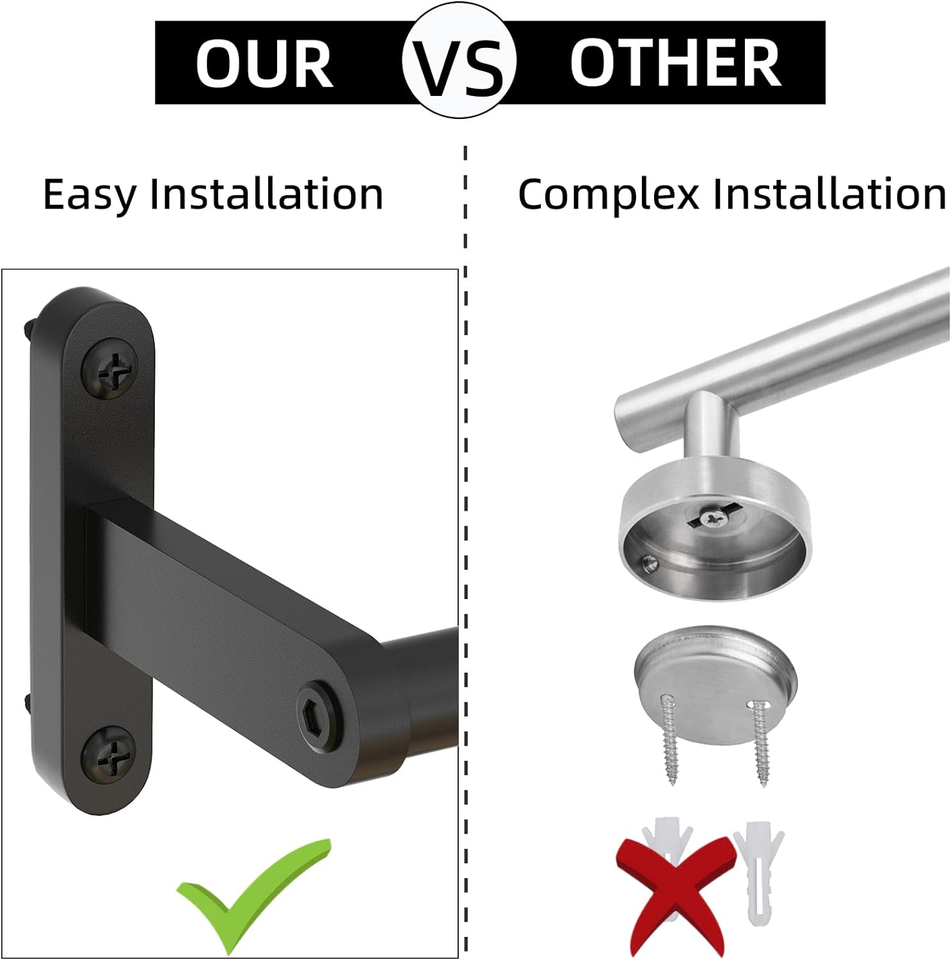 KLJKPA16 Inch Bathroom Towel Bar, Towel Racks for Bathroom Wall Mounted