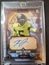 2024 Wild Card Auto Mania Khyree Jackson 1/1  Auto 