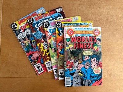 World's Finest Comics (vol.1) #253, 294, 305, 306, 308 set DC Comics