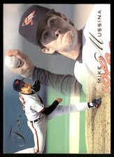 Mike Mussina 1993 Flair #154 Orioles MLB READ FREE SHIPPING AutographDen