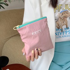 Contrast Color Women Small Cosmetic Bags Portable Ladies Lipstick Storage Bag Gi