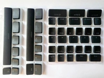 Spacebar Enter Shift Ctrl Backspace Arrow ESC PBT Backlit Keycaps for Corsair...