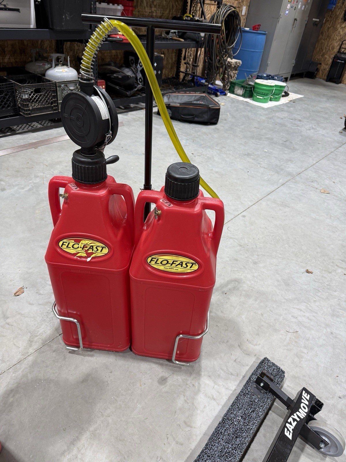 Flo-Fast 21 Gallon Red Gas Can System