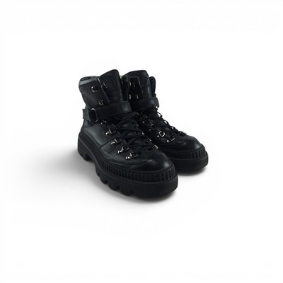 Bogner Damen Stiefel Boots Schwarz Leder Gr. 39 WIE NEU