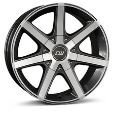 1x BORBET DESIGN CWE mistral anthrazit poliert 7.0Jx16 5x130 ET40