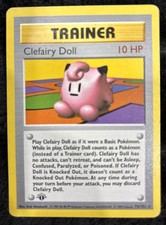Clefairy Doll 70/102 - Base Set (Shadowless) 1st Edition - Pokemon EN TCG - MP on eBay