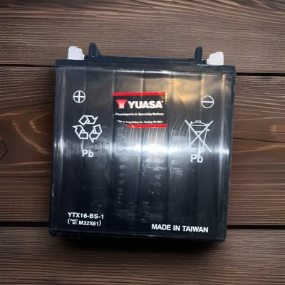 Yuasa Battery Maintenance Free Battery YTX16-BS-1 fits Suzuki
