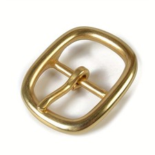 1PC Solid Brass Pin Buckle for Men Leather Belt Replacement Snap on 40mm DIY New