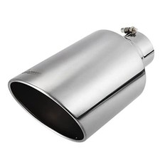  4 inch Inlet 8 inch Outlet Exhaust Tip Stainless Steel 4" to 8" Tail Pipe 