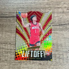 2023-24 Panini Revolution - Liftoff! Amen Thompson #8 (RC) Fractal Die Cut