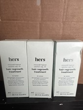 Lot of 3 Hers Hair Regrowth Treatment for Women 2 fl oz Exp 11/2026 