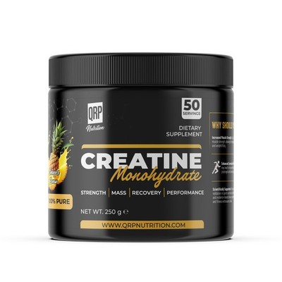 QRP Nutrition CREATINE MONOHYDRATE 250g (Pineapple Flavour)