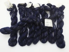 Lot of 8 Classic Elite APPLAUSE Yarn 50 gr BLACK GRAY Varigated New Discontinued