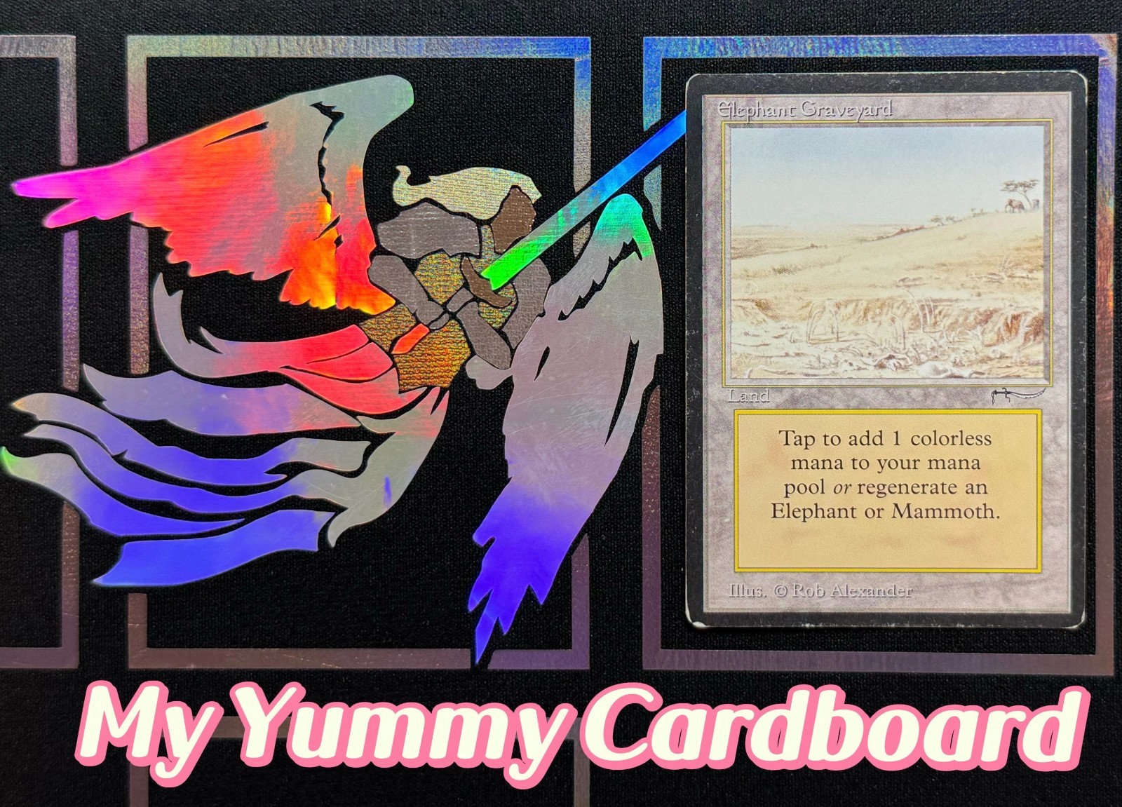 MTG Arabian Nights Elephant Graveyard — Heavily Played+ | Arabian Nights 1993
