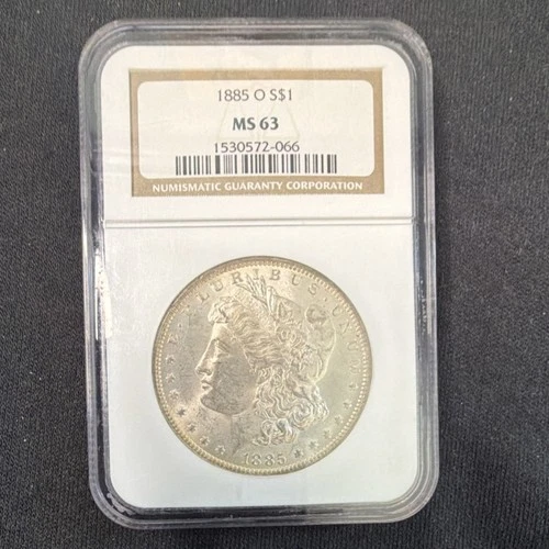 1885 Morgan Dollar New Orleans MS63 NGC Certified Silver $1 KM#110