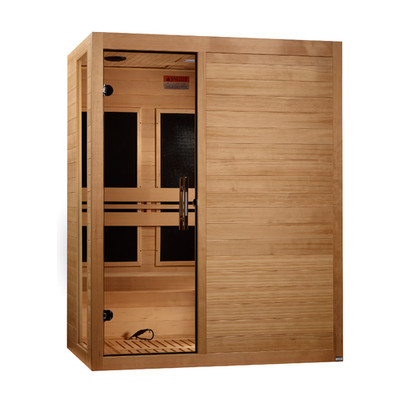 Dynamic Toscana 3 Person Ultra Low EMF FAR IR Sauna (DYN-6315-05)