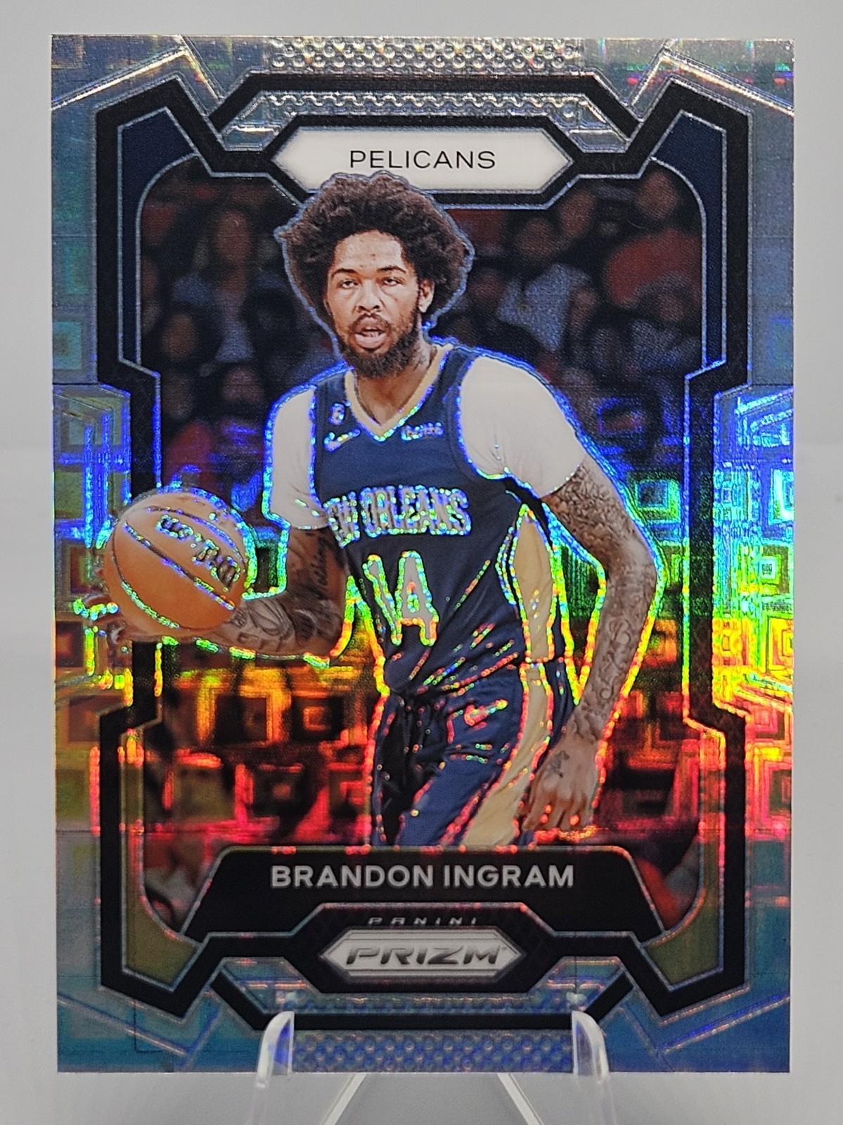 Brandon Ingram 2023-24 Panini Prizm #89 Premium Factory Set Prizm /150 Pelicans
